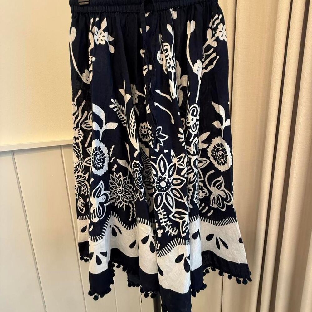 Unbranded Women's Navy and Blue Skirt